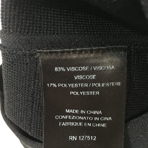 Narciso Rodriguez Black Knit Skirt Size 40 - Picture 5 of 8